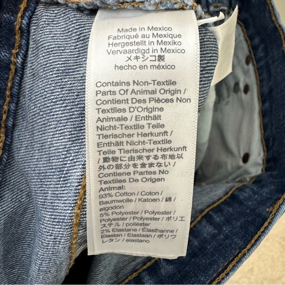 Madewell Slim Wide-Leg Jeans Raw-Hem Edition - Crownridge Wash -Size 28 - Picture 8 of 10